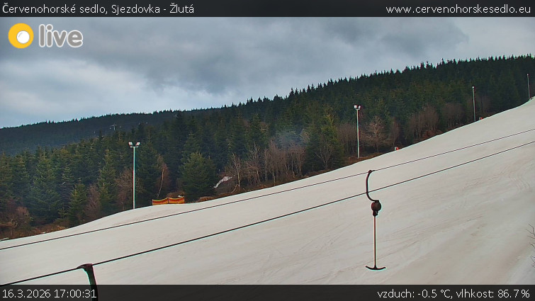 Červenohorské sedlo - Sjezdovka - Žlutá - 16.3.2026 v 17:00