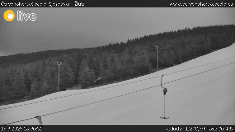 Červenohorské sedlo - Sjezdovka - Žlutá - 16.3.2026 v 18:30