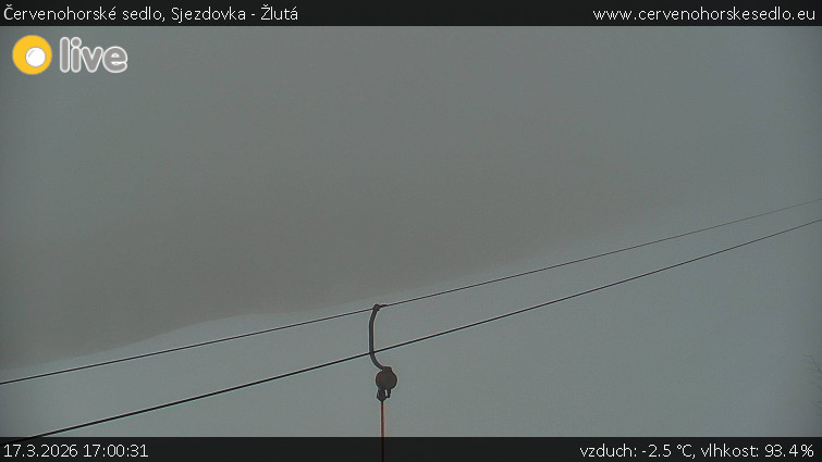 Červenohorské sedlo - Sjezdovka - Žlutá - 17.3.2026 v 17:00