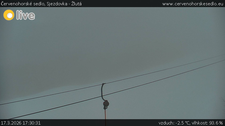 Červenohorské sedlo - Sjezdovka - Žlutá - 17.3.2026 v 17:30