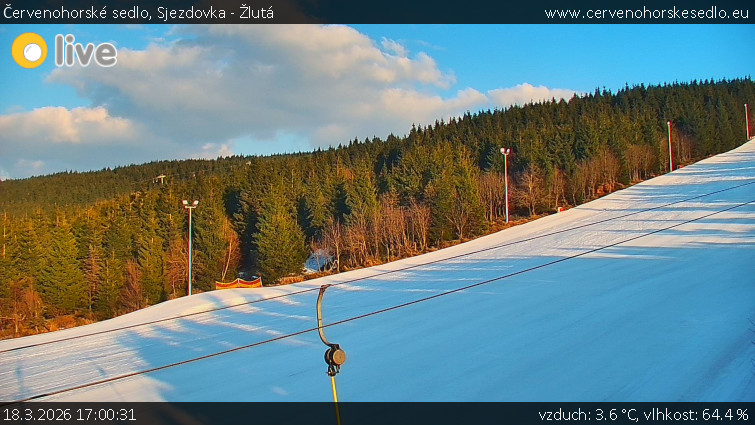 Červenohorské sedlo - Sjezdovka - Žlutá - 18.3.2026 v 17:00