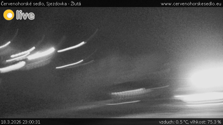 Červenohorské sedlo - Sjezdovka - Žlutá - 18.3.2026 v 23:00