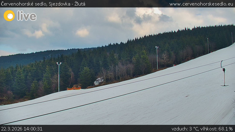 Červenohorské sedlo - Sjezdovka - Žlutá - 22.3.2026 v 14:00