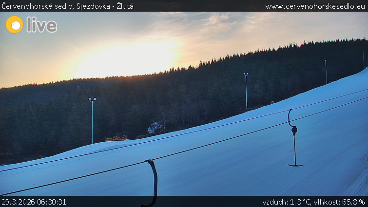 Červenohorské sedlo - Sjezdovka - Žlutá - 23.3.2026 v 06:30