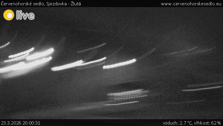 Červenohorské sedlo - Sjezdovka - Žlutá - 23.3.2026 v 20:00