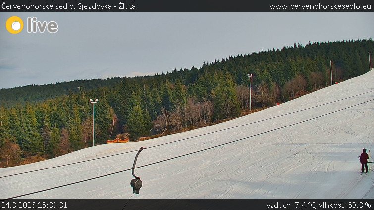 Červenohorské sedlo - Sjezdovka - Žlutá - 24.3.2026 v 15:30
