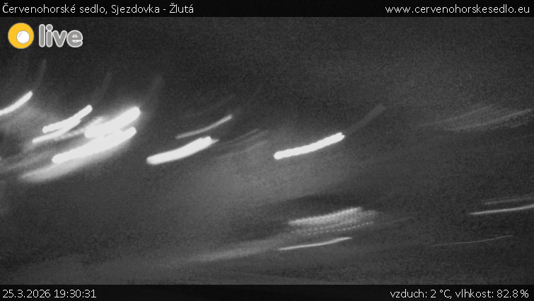 Červenohorské sedlo - Sjezdovka - Žlutá - 25.3.2026 v 19:30