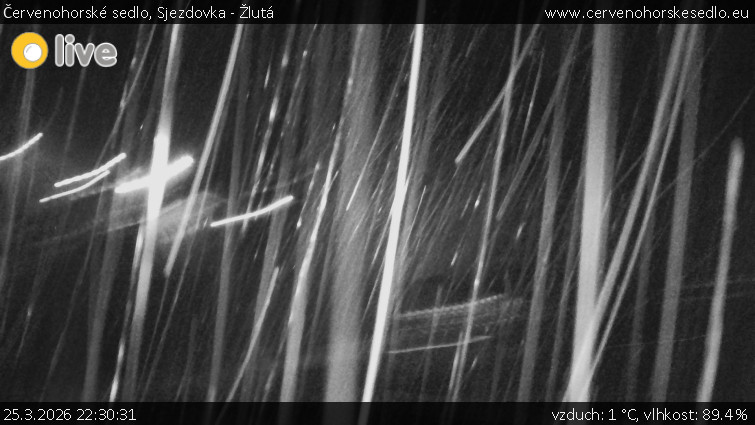 Červenohorské sedlo - Sjezdovka - Žlutá - 25.3.2026 v 22:30
