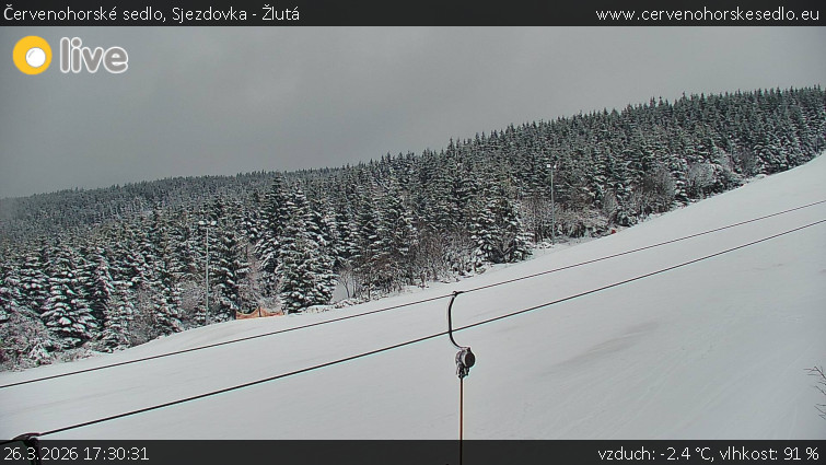 Červenohorské sedlo - Sjezdovka - Žlutá - 26.3.2026 v 17:30