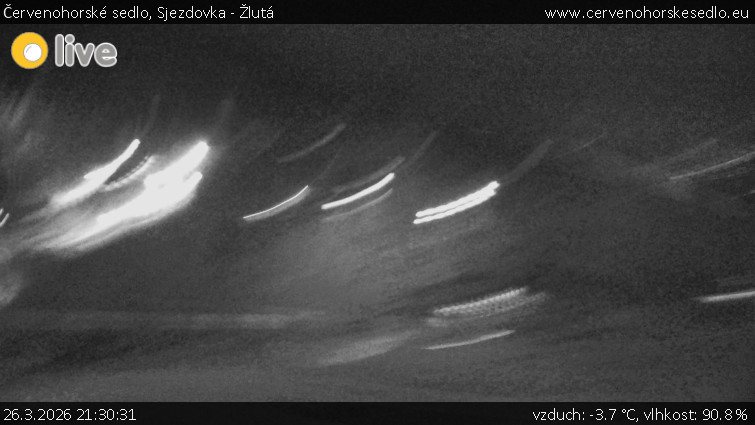 Červenohorské sedlo - Sjezdovka - Žlutá - 26.3.2026 v 21:30