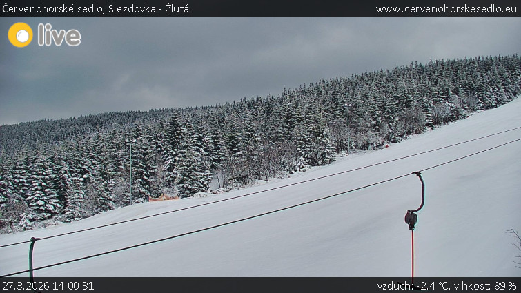 Červenohorské sedlo - Sjezdovka - Žlutá - 27.3.2026 v 14:00
