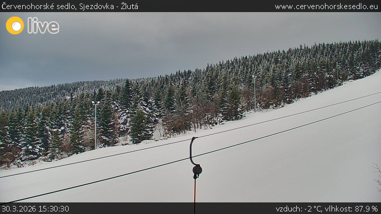 Červenohorské sedlo - Sjezdovka - Žlutá - 30.3.2026 v 15:30