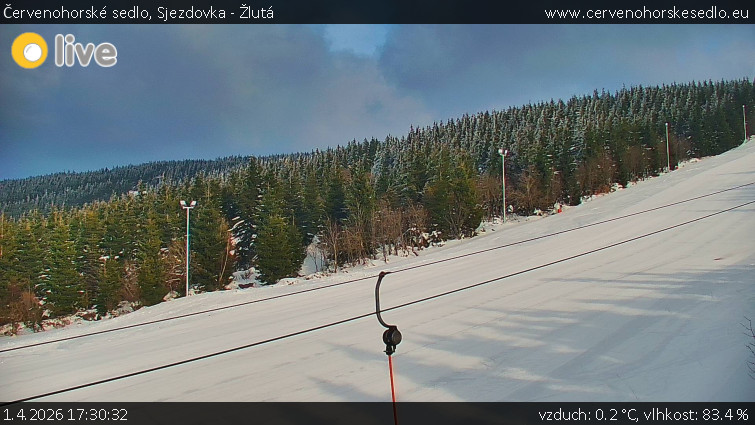 Červenohorské sedlo - Sjezdovka - Žlutá - 1.4.2026 v 17:30