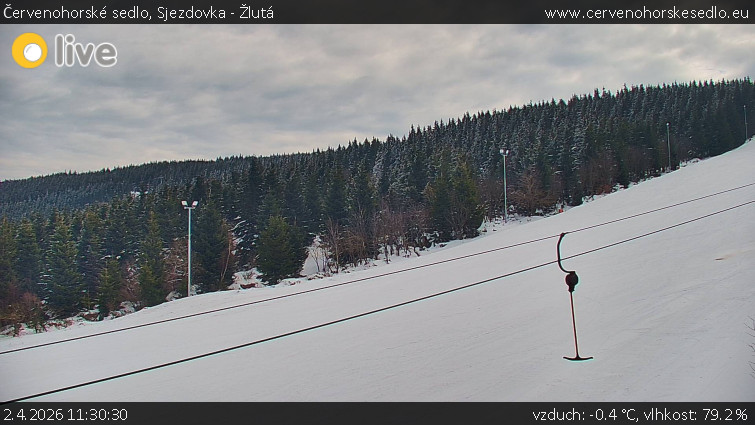 Červenohorské sedlo - Sjezdovka - Žlutá - 2.4.2026 v 11:30