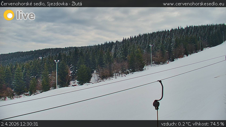 Červenohorské sedlo - Sjezdovka - Žlutá - 2.4.2026 v 12:30