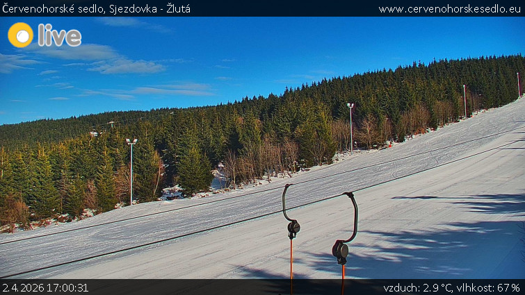 Červenohorské sedlo - Sjezdovka - Žlutá - 2.4.2026 v 17:00