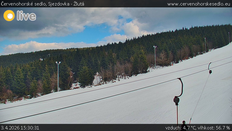 Červenohorské sedlo - Sjezdovka - Žlutá - 3.4.2026 v 15:30