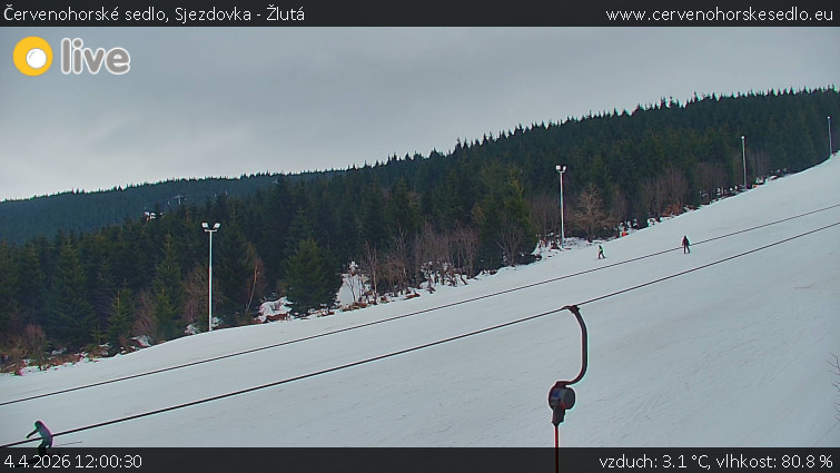 Červenohorské sedlo - Sjezdovka - Žlutá - 4.4.2026 v 12:00