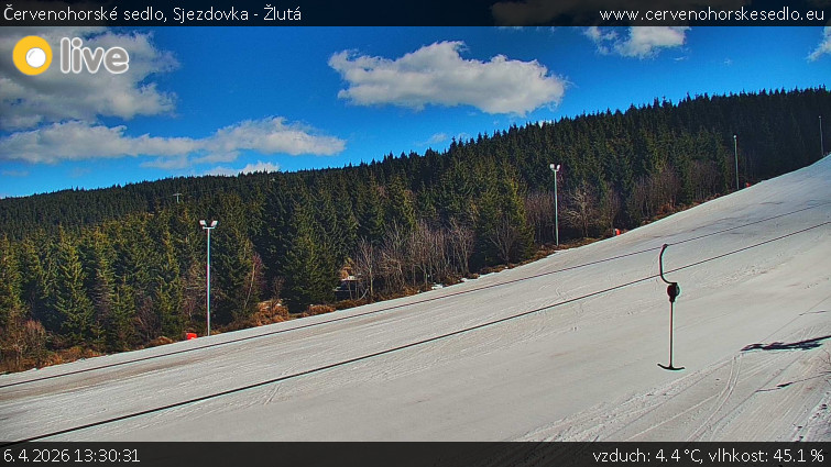 Červenohorské sedlo - Sjezdovka - Žlutá - 6.4.2026 v 13:30