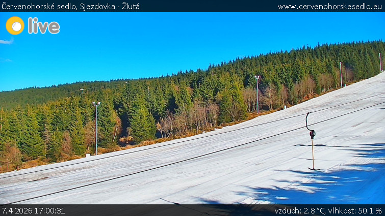 Červenohorské sedlo - Sjezdovka - Žlutá - 7.4.2026 v 17:00