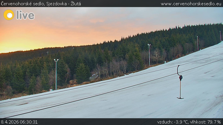 Červenohorské sedlo - Sjezdovka - Žlutá - 8.4.2026 v 06:30