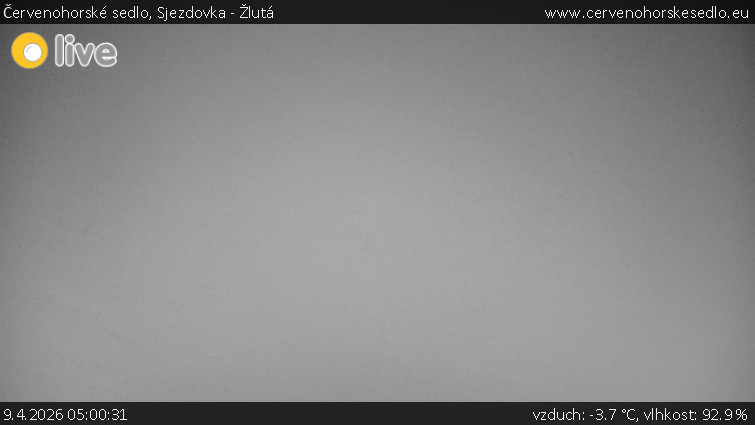 Červenohorské sedlo - Sjezdovka - Žlutá - 9.4.2026 v 05:00