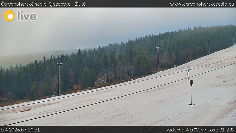 Červenohorské sedlo - Sjezdovka - Žlutá - 9.4.2026 v 07:30
