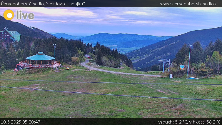 Červenohorské sedlo - Sjezdovka "spojka" - 10.5.2025 v 05:30 Červenohorské sedlo - Sjezdovka "spojka" - 10.5.2025 v 05:30