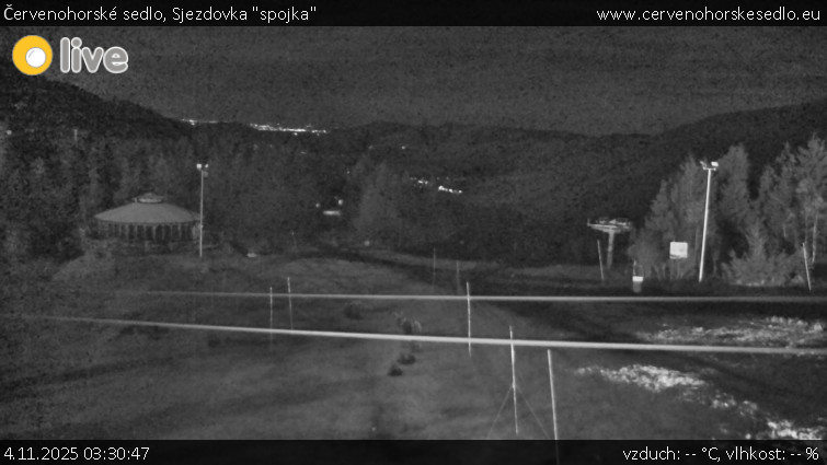 Červenohorské sedlo - Sjezdovka "spojka" - 4.11.2025 v 03:30