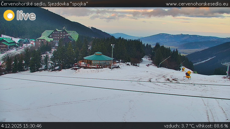 Červenohorské sedlo - Sjezdovka "spojka" - 4.12.2025 v 15:30