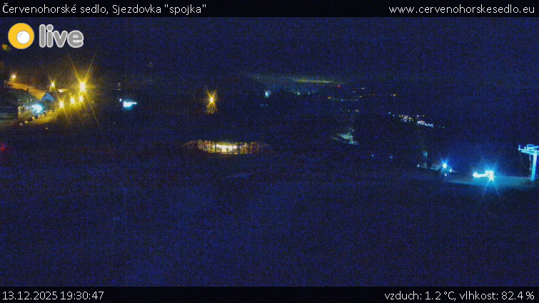 Červenohorské sedlo - Sjezdovka "spojka" - 13.12.2025 v 19:30