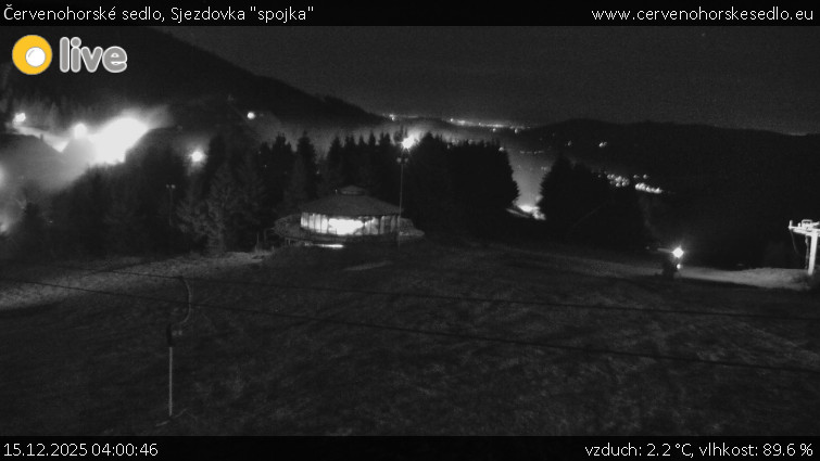 Červenohorské sedlo - Sjezdovka "spojka" - 15.12.2025 v 04:00