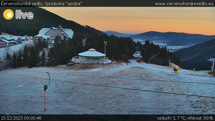 Červenohorské sedlo - Sjezdovka "spojka" - 15.12.2025 v 08:00