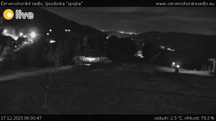 Červenohorské sedlo - Sjezdovka "spojka" - 17.12.2025 v 06:30