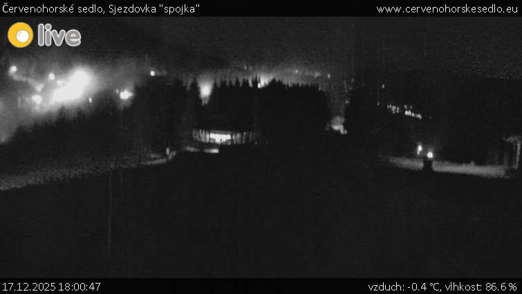 Červenohorské sedlo - Sjezdovka "spojka" - 17.12.2025 v 18:00