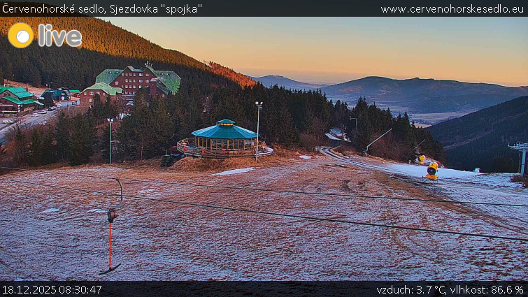 Červenohorské sedlo - Sjezdovka "spojka" - 18.12.2025 v 08:30