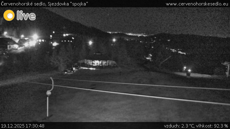 Červenohorské sedlo - Sjezdovka "spojka" - 19.12.2025 v 17:30