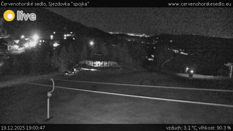 Červenohorské sedlo - Sjezdovka "spojka" - 19.12.2025 v 19:00