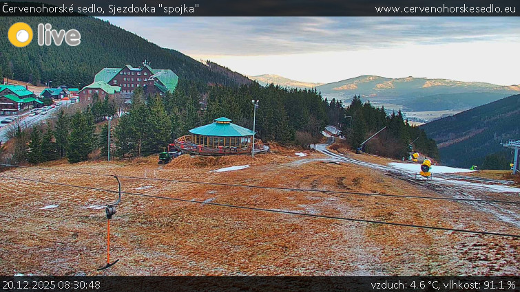 Červenohorské sedlo - Sjezdovka "spojka" - 20.12.2025 v 08:30