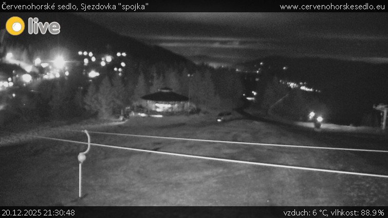 Červenohorské sedlo - Sjezdovka "spojka" - 20.12.2025 v 21:30
