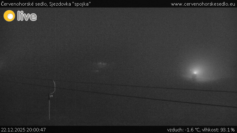 Červenohorské sedlo - Sjezdovka "spojka" - 22.12.2025 v 20:00