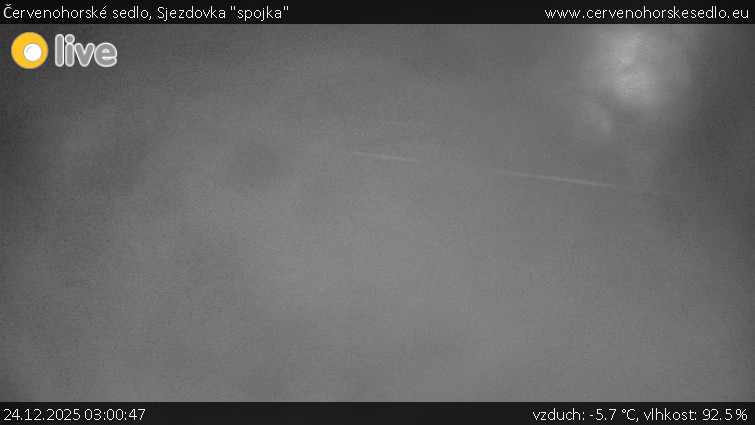 Červenohorské sedlo - Sjezdovka "spojka" - 24.12.2025 v 03:00