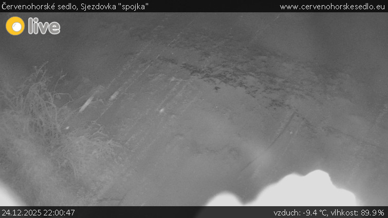 Červenohorské sedlo - Sjezdovka "spojka" - 24.12.2025 v 22:00