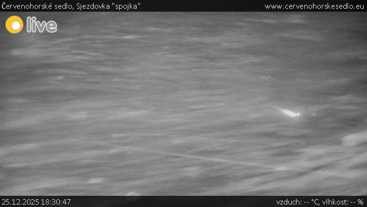 Červenohorské sedlo - Sjezdovka "spojka" - 25.12.2025 v 18:30