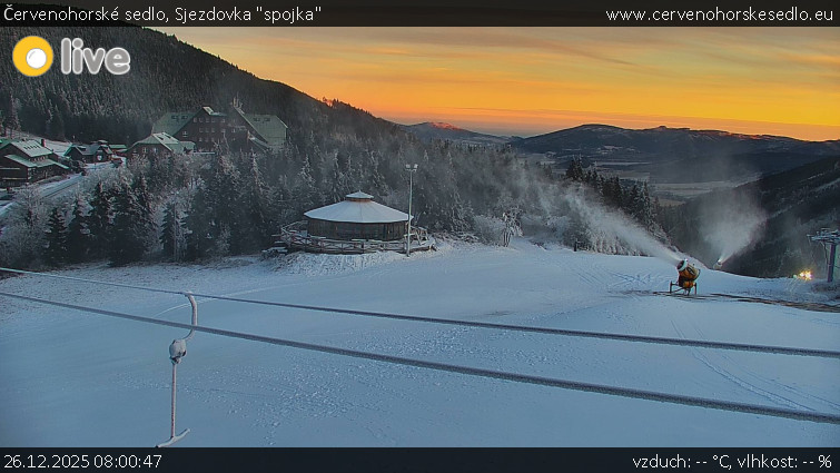 Červenohorské sedlo - Sjezdovka "spojka" - 26.12.2025 v 08:00