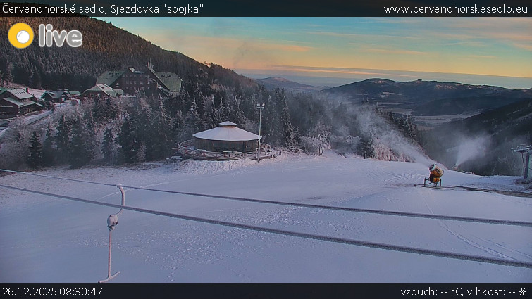 Červenohorské sedlo - Sjezdovka "spojka" - 26.12.2025 v 08:30