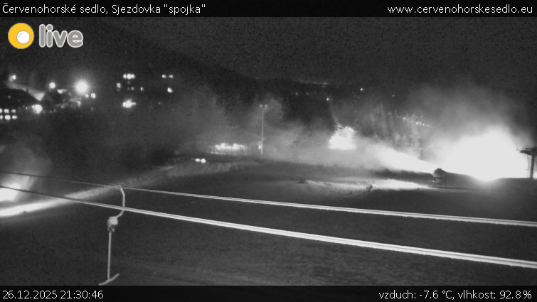 Červenohorské sedlo - Sjezdovka "spojka" - 26.12.2025 v 21:30