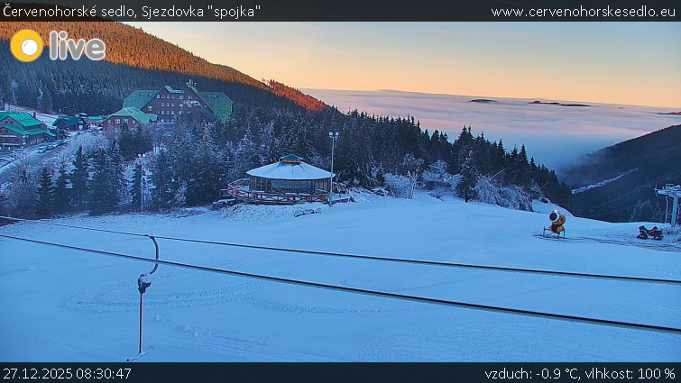 Červenohorské sedlo - Sjezdovka "spojka" - 27.12.2025 v 08:30