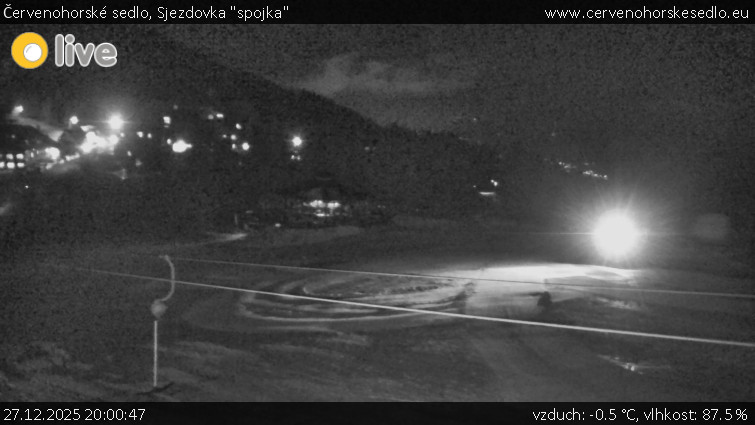 Červenohorské sedlo - Sjezdovka "spojka" - 27.12.2025 v 20:00