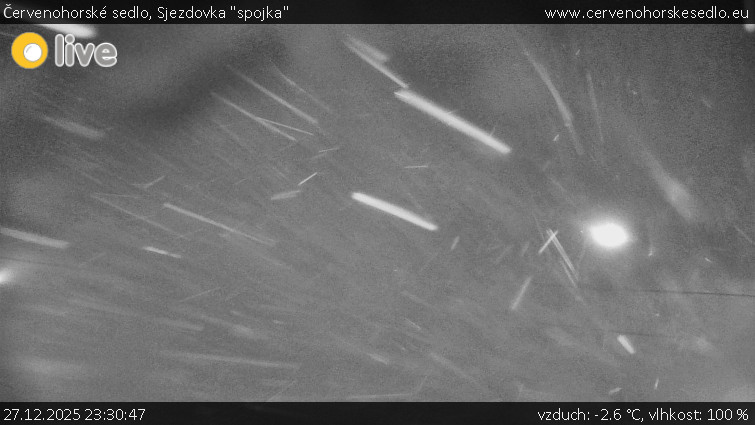 Červenohorské sedlo - Sjezdovka "spojka" - 27.12.2025 v 23:30
